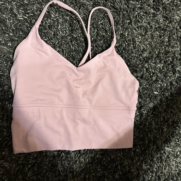 M pink VNeck Yoga Top - Picture 3 of 5
